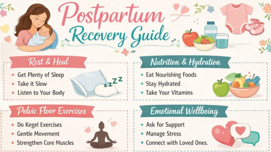 Postpartum Recovery Guide: 5 Gentle Workouts and Nutrition Tips for New Moms