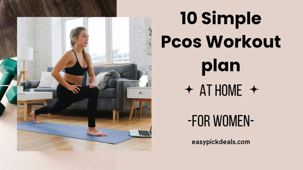 simple PCOS workout plan at home for woman usa